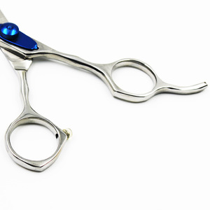 Wholesale professional stainless steel teeth shape blade pet dog cat  hair grooming thinning scissors
