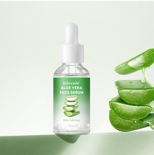 Lakerain Aloe Vera Facial Essence Serum, Hydrating Moisturizing Aloe Essence Water for Soft Smooth Daily Face Skincare