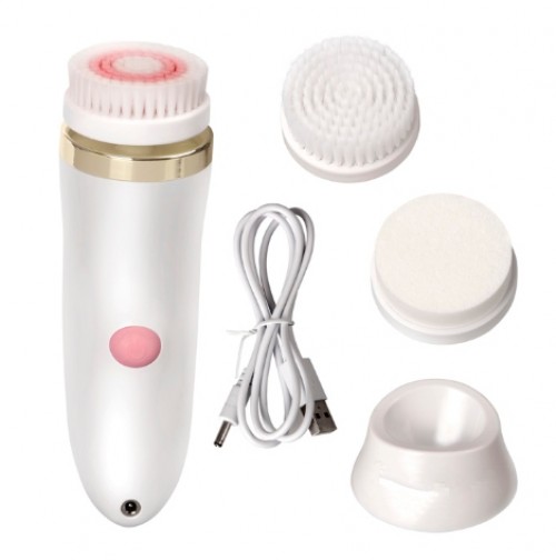 Fashionable Multifunction Face Massager / High Quality 3heads Face Waterproof Clean Massager