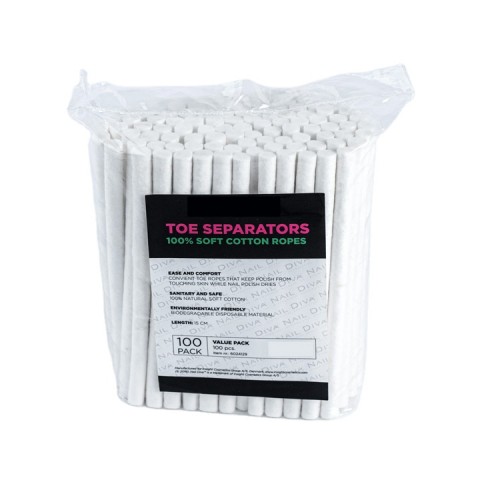 Cotton Toe Ropes 6 Inch Toe Rope Cotton Pedicure Toe Separator