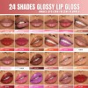 Custom Vegan Wholesale Shiny Lip Gloss Vegan Moisturizing High Pigment Long-Lasting Waterproof Matte & Glossy Liquid Lip Gloss