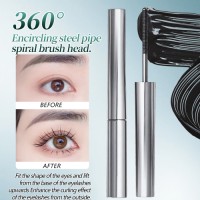 Private Label Steel Brush Mascara OEM ODM, Waterproof Hypoallergenic, Lengthening Curling Long Lasting Natural Look, FDA & CPNP Compliant