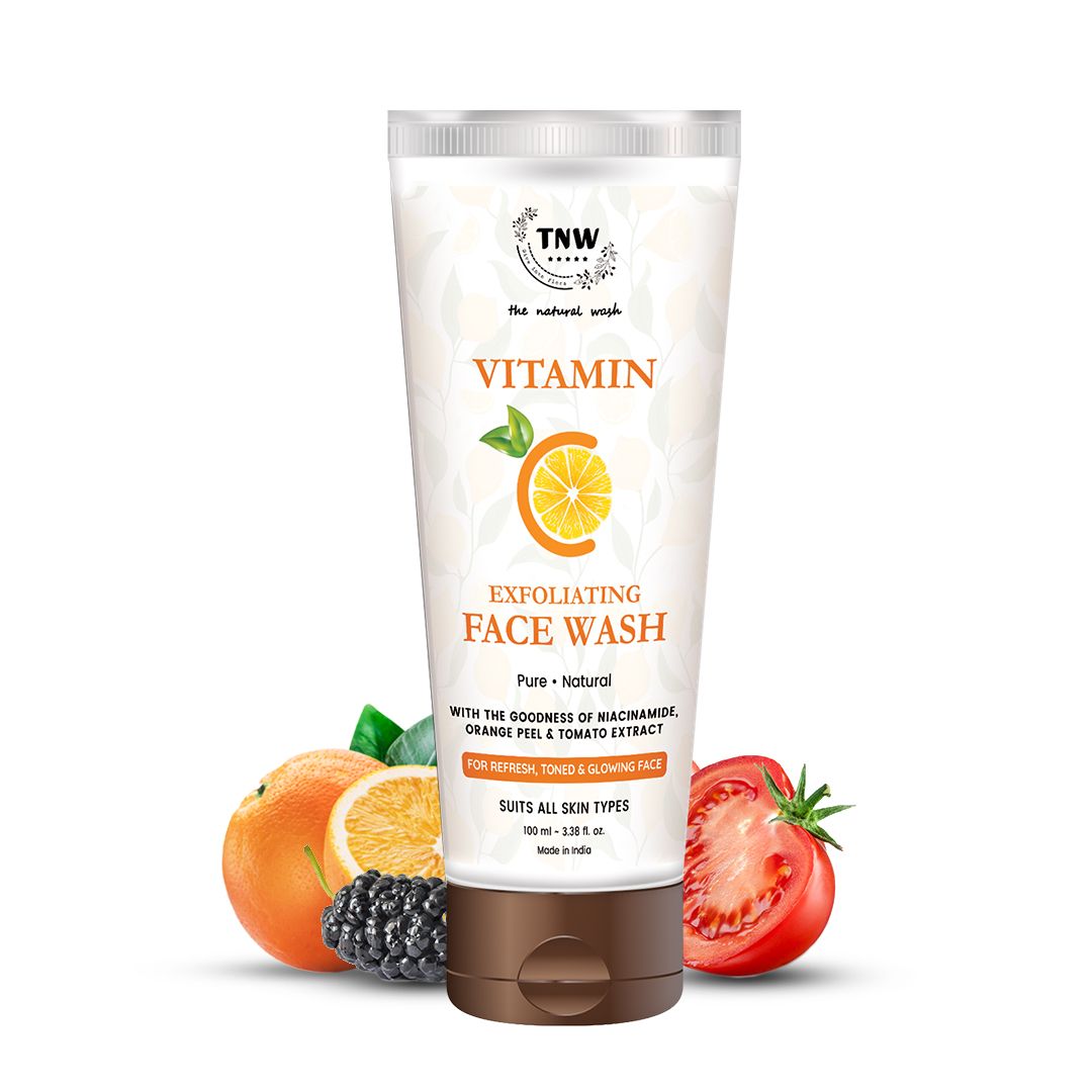 TNW – The Natural Wash Vitamin C Face Wash for Glowing Skin | Face Wash for Curing All Skin Problems | Suitable for All Skin Types
