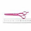 5.5 Inch Professional Pink Hair Cutting Shears/Scissors and Barber Thinning/Texturing Scissor for Female & Male Barber