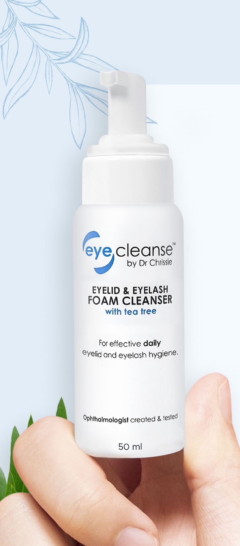 Eyecleanse by Dr Chrissie eyelash cleanser