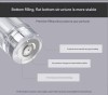 Outdoor Travel Portable Aluminum Alloy 5ML Square Magnetic Empty Spray Perfume Bottle With Bottom Refilling