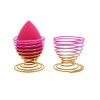 Soft Foundation Waterdrop Shaped Sponge Gradient Plating Makeup Powder Puff Holder