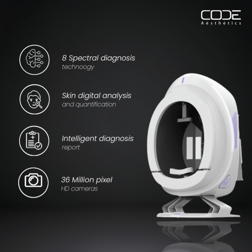 AI Skin Analyzer Machine 3D Facial Skin Analysis | 36MP Camera Spectral Imaging Device | Dermatology & Aesthetic Clinics