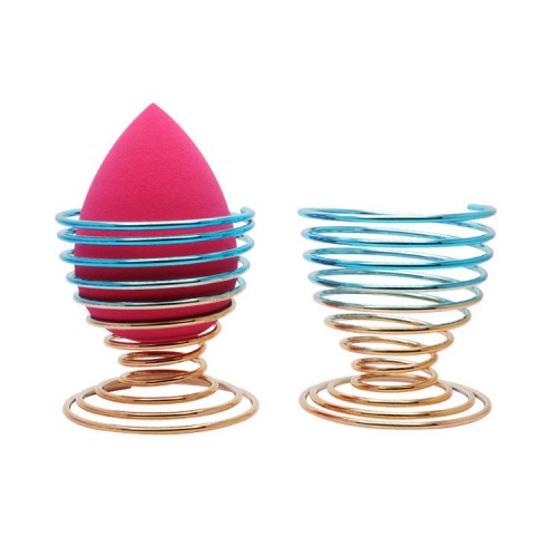 Soft Foundation Waterdrop Shaped Sponge Gradient Plating Makeup Powder Puff Holder