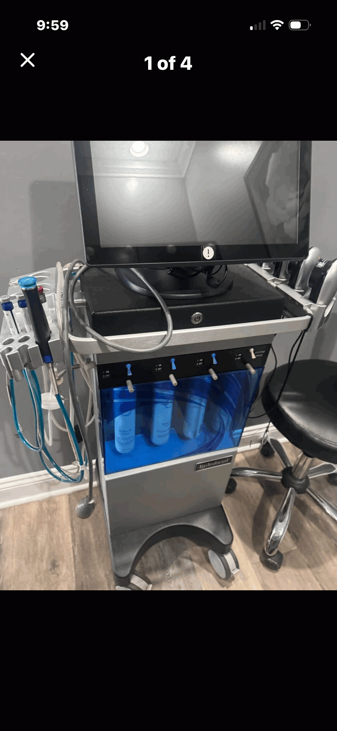Hydrafacial MD Elite machine with perk attachment + serum stock