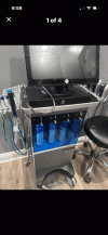 Hydrafacial MD Elite machine with perk attachment + serum stock