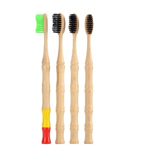 10 pack bamboo toothbrush 100% organic with bamboo cover Bamboo toothbrush