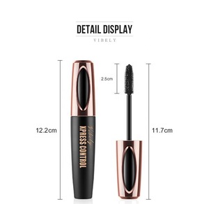 2018 Hot 4D Silk fiber EyeLash Makeup Waterproof Silicone Brush Head Mascara Lengthening Thicker Mascara