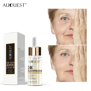 24k Gold Serum Anti Aging Collagen Ampoule Serum Lighten Spots Moisturizing Whitening Firming Skin Care