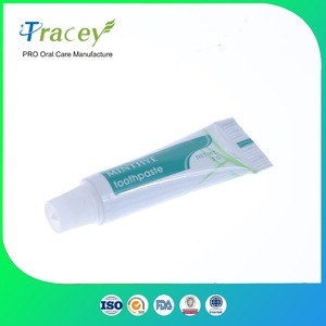 5gr 10gr 20gr airways fly mini hotel size hotel travel toothpaste disposable toothpaste factory