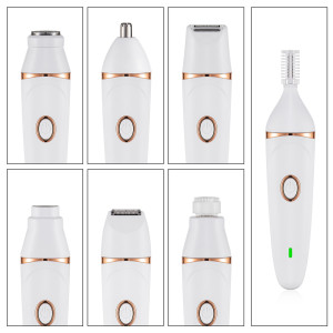 7 in 1 Mini Electric Finishing Woman Lady Facial Hair Lipstick Remover Shaver Bikini Trimmer Set