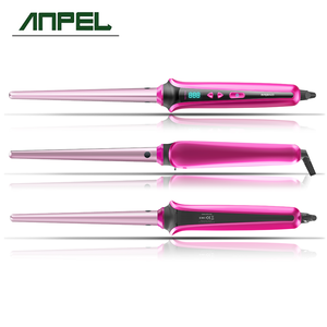 9mm conical tube barrel size on/off switch temperature control hair curler