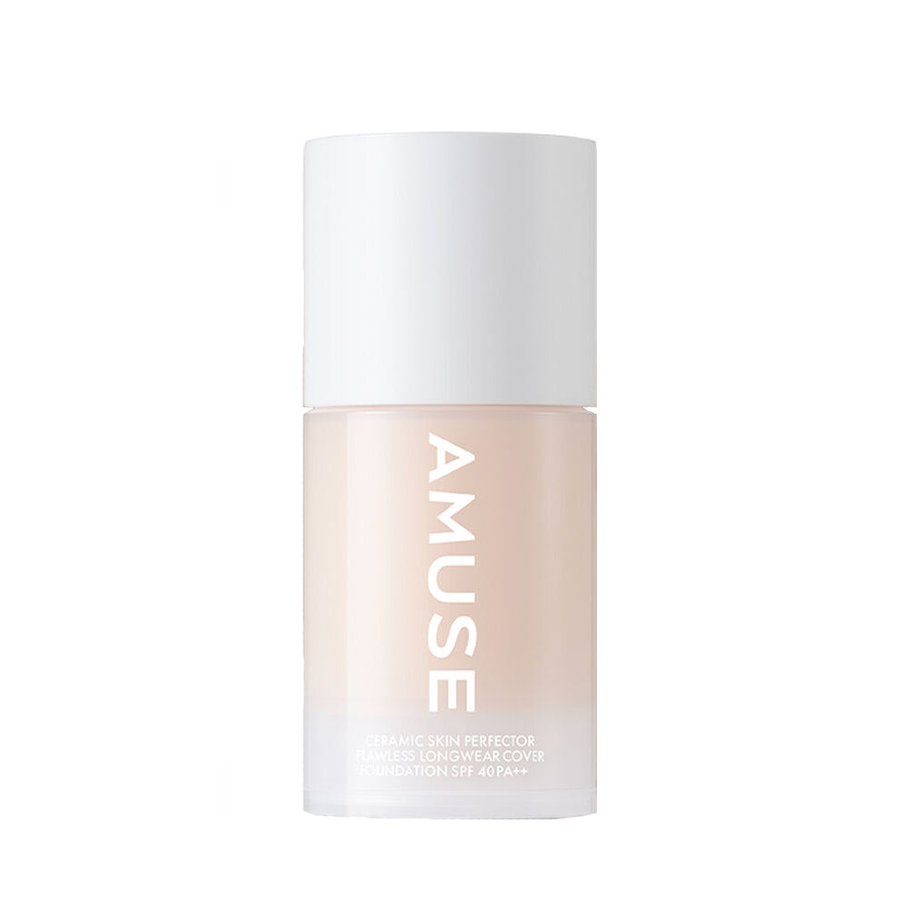 (AMUSE) Ceramic Skin Perfector Foundation [01 Porcelain] 30ml