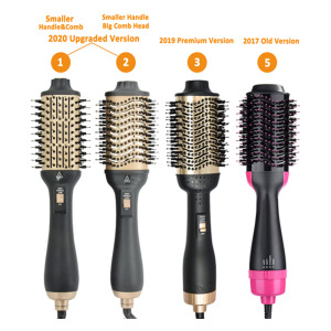 Blowout Hot air hair dryer brush One Step Volumizer Powerful Hair Massage Comb dual voltage 1000W