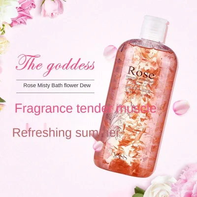 Body Wash Natural Flower Petals Deep Moisturizing Whitening Shower Gel