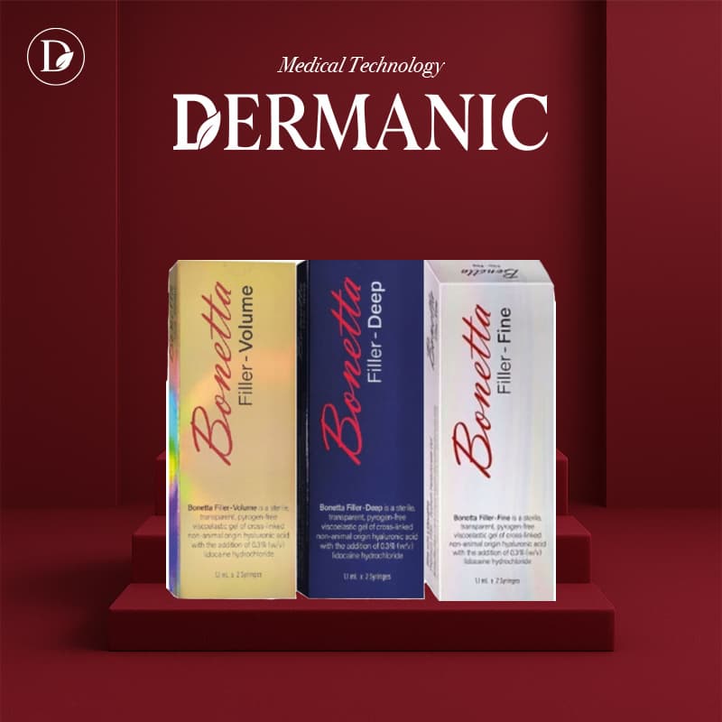 BONETTA FILLER FINE/DEEP/VOLUME Plus dermal filler, HA filler
