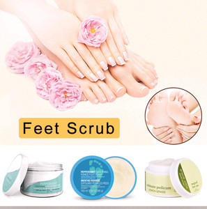 China professional customize foot and hand care feet scrub foot skin care moisturizing scrub