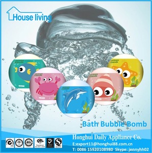 Christmas hot spa gift colorful multi-design children bubble bath salt ball fizzy bath set with Surprise toys inside