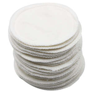 Cotton bag customized box 12 pack reusable eye makeup remover pads