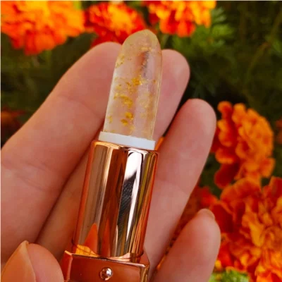 Custom 24K Gold Olive Oil Moisturizing Repair Wrinkles Vegan Lip Balm