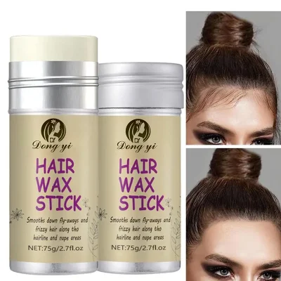 Customized 2024 Broken Hair Artifac Finishing Slick Hair Finishing Stick Gel Hair Styling Wax for Kids