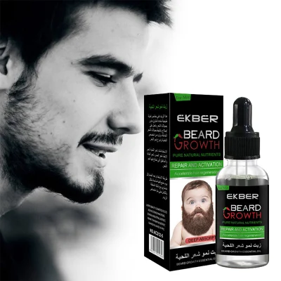 Customized Logo OEM Beard Product Top Quality Grooming Oil Men Beard Smooth Promoting Beard Growth Oil