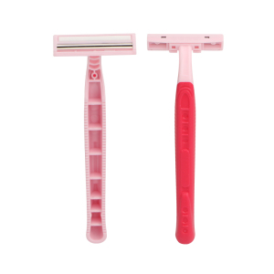 D214L Amazon Hot selling Durable Fashion twin blade disposable razor shaving razor
