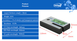 Digital Window Tint Transmission Meter Solar Film Tester with 3 in 1 Functions IR UV VL Meter Tester Visible Light Measure