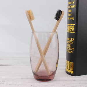 Eco- friendly Charcoal Bristles OEM Bamboo Toothbrush with Customized Packing and Logo