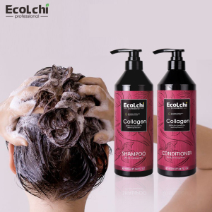 Ecolchi Private Label natural collagen  organic argan oil  hair care protect hair products