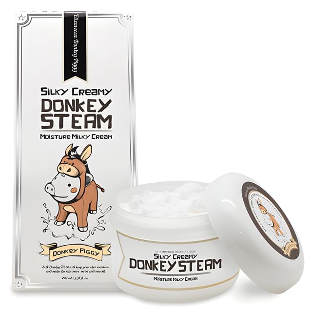 (elizavecca) Silky Creamy Domkey Steam Moisture Milky Cream 100g