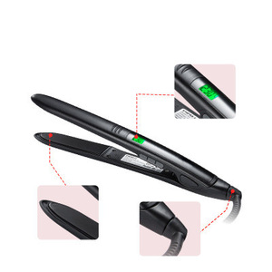 Flat Iron Digital Controls Ceramic Heating Plate Hair Straightener and Curler  Adjustable Temperature Suitable for Women Hair