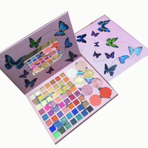 Full Face Makeup Pallet Pigmented Eyeshadow Blush Palette