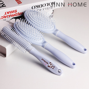 Head Jog Ceramic Ionic plastic Paddle hair Brush (Pink or blue)