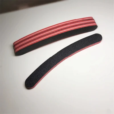 High Quality Curved Sponge Material Nail File for Girl NF