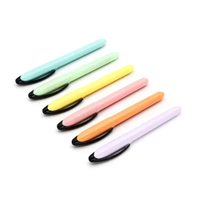 Higighter Free Ink System Highlighter Pen with Pastel Ink Promotional