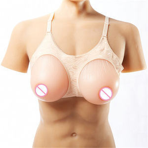 Hot Custom Huge Size Fake Silicone Breast Forms For Men Crossdresser