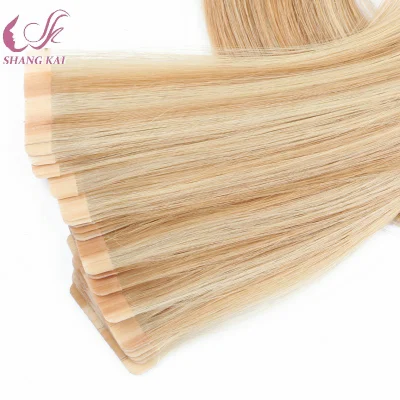 Hot Selling Double Drawn Cuticle Aligned Virgin Brazilian Hair Tape Hair Extension