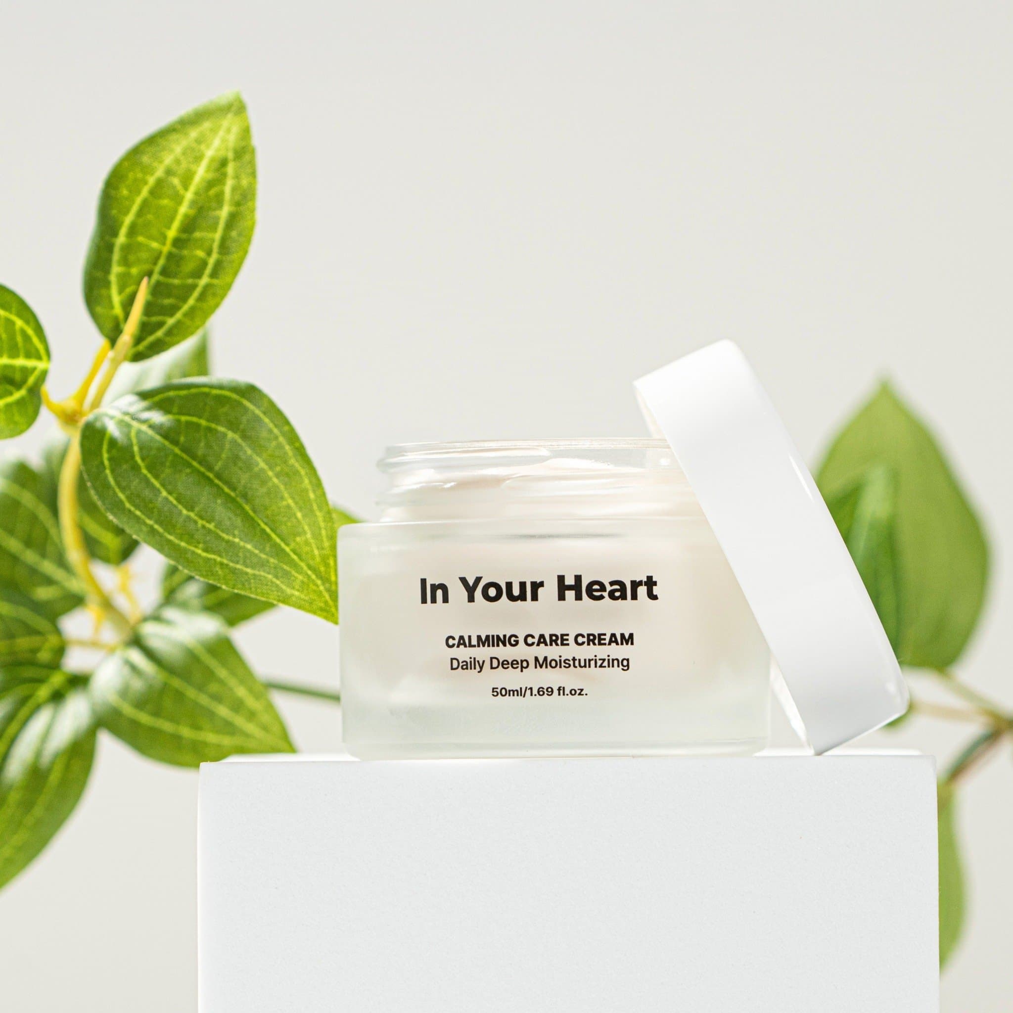 [In Your Heart] CALMING CARE CREAM 50ml Soothing  CICA Sensitive Skin Moisturizing EWG Green