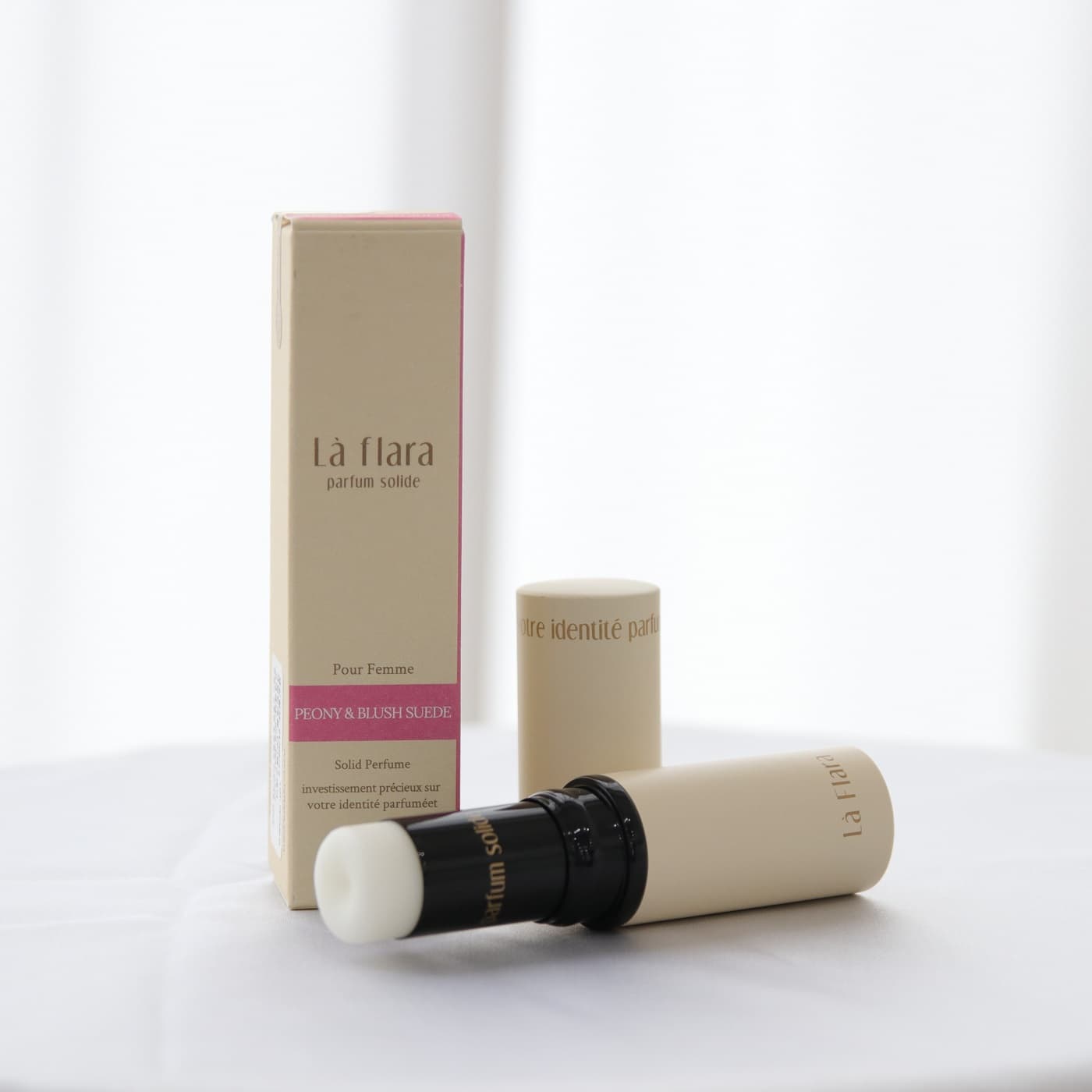 laflara solid perfume Peony&amp;Blush Suede