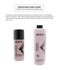 Lourich profession salon use hair color developer oxygen cream developer peroxide