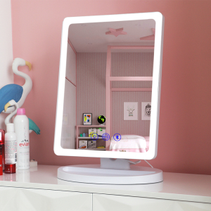 Luxury colorful led lighted makeup mirror with flash light & bluetooth led mirror