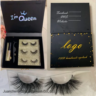 Mink Strip Lashes False Eyelash with Free Paper Package Box