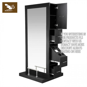 Modern Hair Salon Equipment Beauty Single Mirror Station Stylist