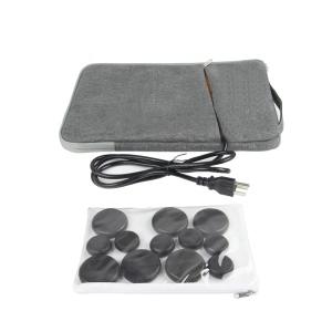 Natural Basalt Stones heater for Therapy Relaxing Pain Relief Promote Sleep Feel Relaxed After a Hot Stone Massage
